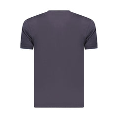 Coveri Moving Blue Cotton Men's T-Shirt