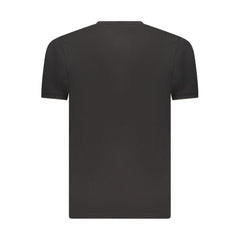 Coveri Moving Black Cotton Men's T-Shirt