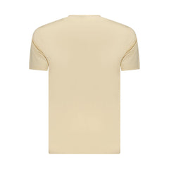 Coveri Moving Beige Cotton Men's T-Shirt