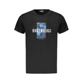 Bikkembergs Black Cotton Men T-Shirt