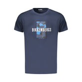 Bikkembergs Blu Cotton Men's T-Shirt