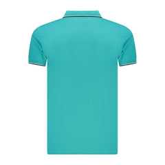 Norway 1963 Azzurro Cotton Mens Polo