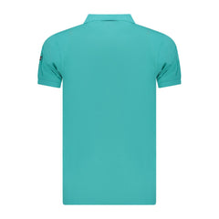 Norway 1963 Azzurro Cotton Men Polo