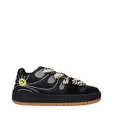 Barrow Black Leather Low Top Sneakers