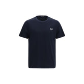 Fred Perry Blue Cotton T-Shirt