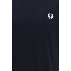 Fred Perry Blue Cotton T-Shirt