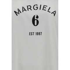 MM6 White Cotton Long Sleeve T-Shirt