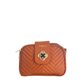 Baldinini Trend Bruine PU Dames Crossbodytas