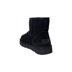 UGG Black Suede Leather Ankle Boots