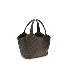 Saint Laurent Bicolor Napa Leather / Calf Bos Taurus Shoulder Bag