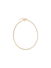 Saint Laurent Gold Brass Necklace