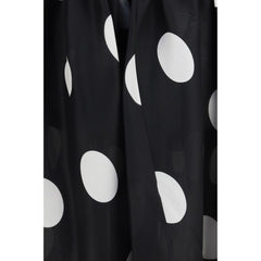 Khaite Black Silk Skirt