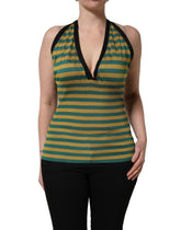 Dolce & Gabbana Multicolor Gestreept Wollen Gebreide Halter Top