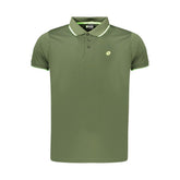 Lotto Green Polyester Men's Polo Shirt