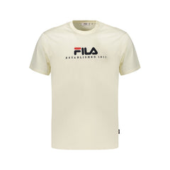 Fila Beige Cotton Men's T-Shirt