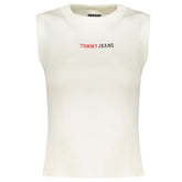 Tommy Hilfiger White Cotton Women's Tank