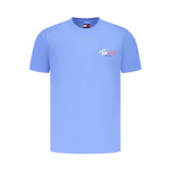 Tommy Hilfiger Azzurro Cotton Uomo T-Shirt