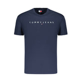 Tommy Hilfiger Blue Cotton Men's T-Shirt