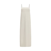 Brunello Cucinelli White Acetate Casual Dress