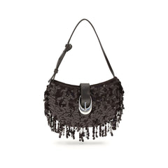 Staud Brown Polyester Shoulder Bag