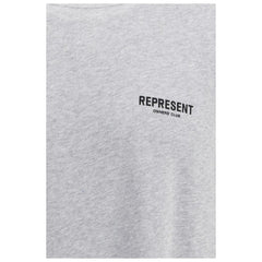 Represent Gray Cotton T-Shirt