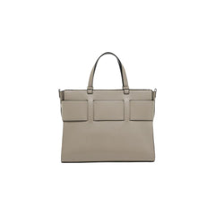 Armani Exchange Beige Artificial Leather Handbag