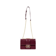 Armani Exchange Bordeaux Polyester Handbag