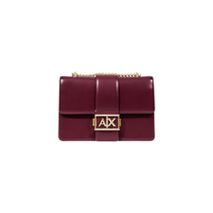 Armani Exchange Bordeaux Polyester Handbag