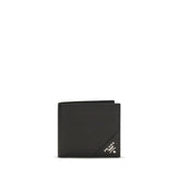 Prada Black Calf Leather Bos Taurus Wallet