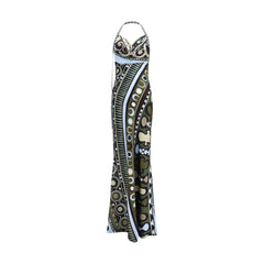 Emilio Pucci Multicolor Silk Long Dress