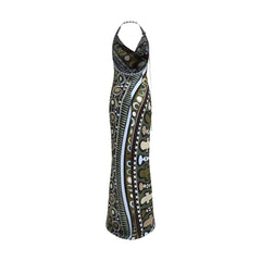 Emilio Pucci Multicolor Silk Long Dress