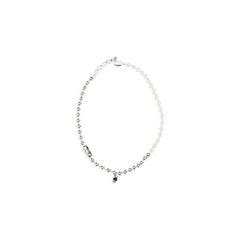 Alexander McQueen White Brass Necklace
