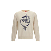Kenzo Beige Cotton Sweatshirt