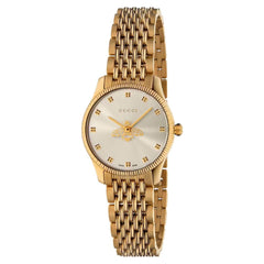 Gucci Gold Stainless Steel Dress Watch