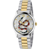 Gucci Silver Stainless Steel Dress Watch