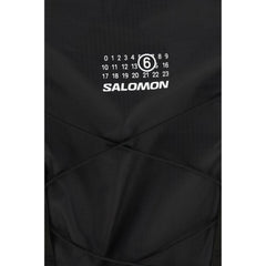 MM6 Black Nylon Backpack