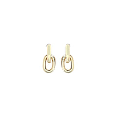 Rabanne Gold Resin Earrings
