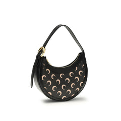 Marine Serre Black Pvc Shoulder Bag