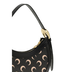 Marine Serre Black Pvc Shoulder Bag