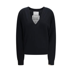 Extreme Cashmere Black Wool Oves Aries Sweatshirt