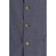 Finamore Gray Wool Oves Aries Jacket