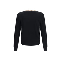 Burberry Black Wool Oves Aries Sweatshirt