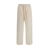 Umit Benan Beige Cotton Casual Pants