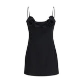 Magda Butrym Black Wool Oves Aries Casual Dress