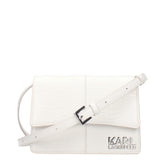 Karl Lagerfeld White Polyethylene Crossbody Bag