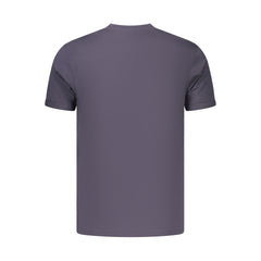 Coveri Moving Blue Cotton Men's T-Shirt