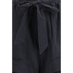 Isabel Marant Étoile Black Viscose Bermuda Shorts
