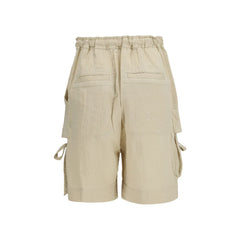 Isabel Marant Étoile Beige Viscose Bermuda Shorts