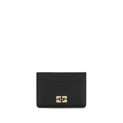 Ganni Black Recycled Polyamide Wallet