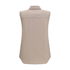 Brunello Cucinelli Beige Cotton Shirt